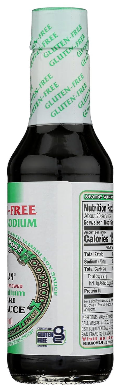 Kikkoman Tamari Gluten Free Soy Sauce – Balanced Living Staple for Gluten-Free Asian Cooking and Salad Dressings