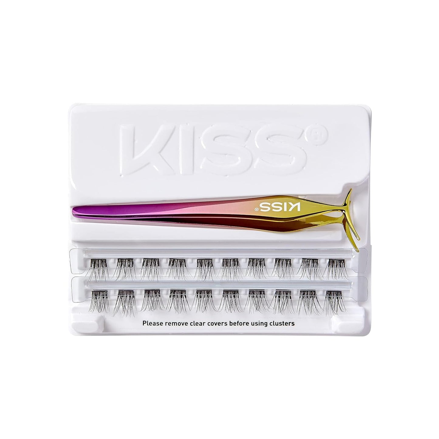 KISS imPRESS No-Glue Lash Clusters – Understated Self-Adhesive Lashes for Less-Is-More Glam