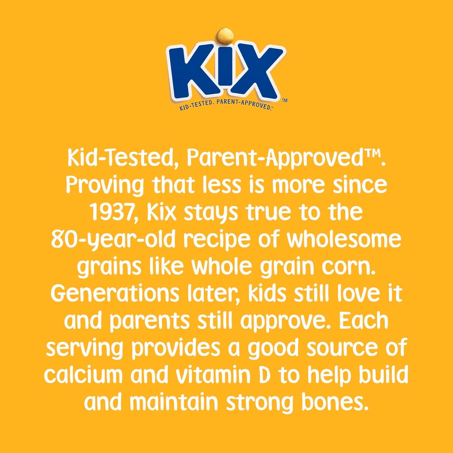 Kix Puffed Corn Cereal – Better Label Cereal for Health Conscious Families, 18 oz