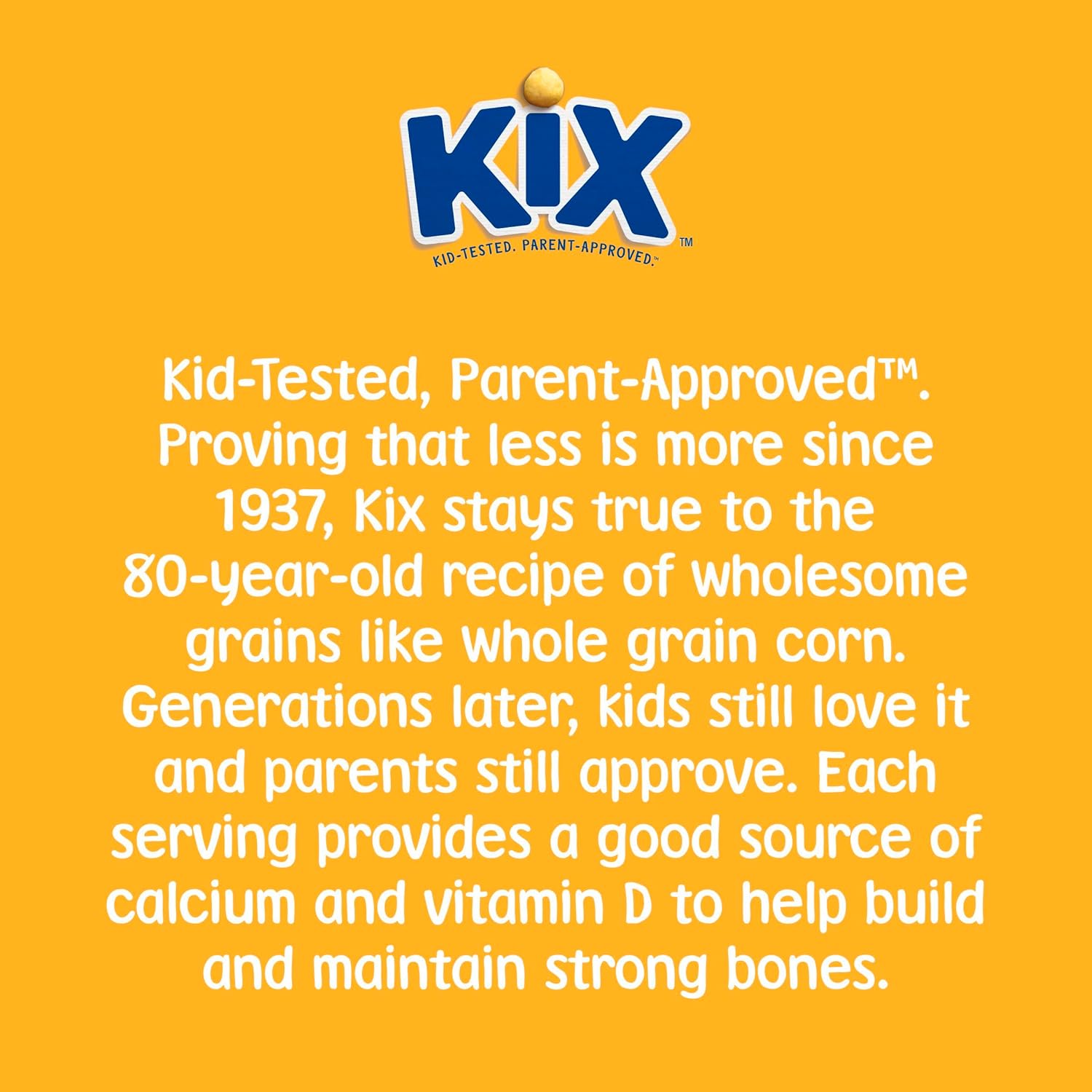 Kix Puffed Corn Cereal – Better Label Cereal for Health Conscious Families, 18 oz