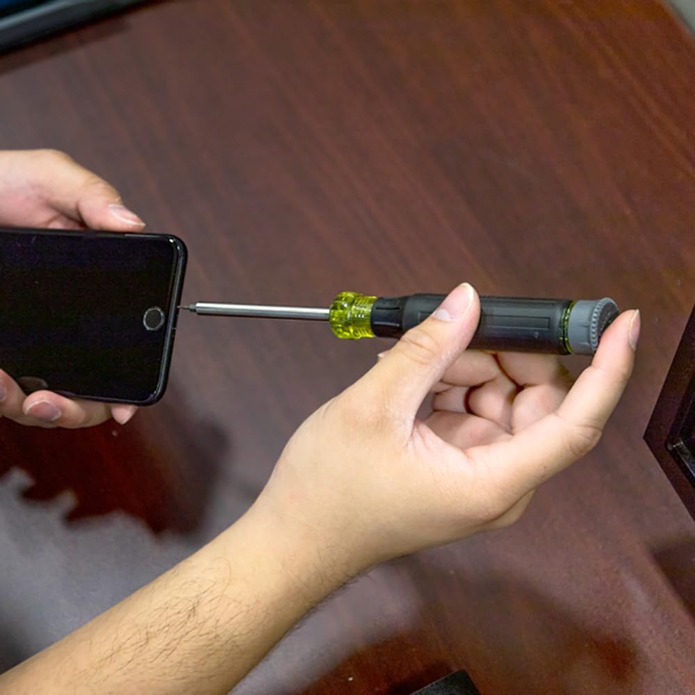 Klein Tools Compact Electronics Screwdriver Housewarming Gift for Home Office and Dorm Room Setups