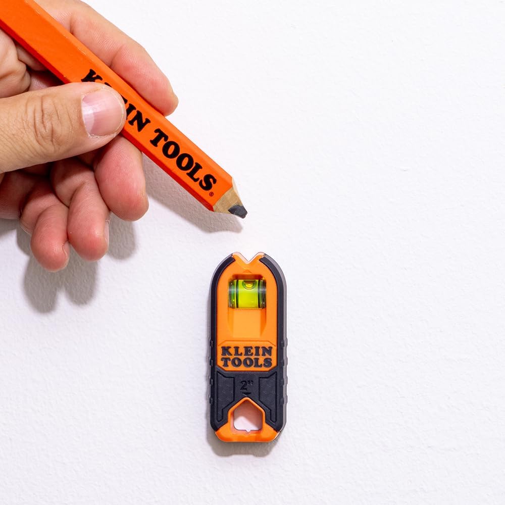 Klein Tools MSF100 Stud Finder with Uncluttered Form Factor, Pocket Magnetic Detector Built for Simple Reliable Use