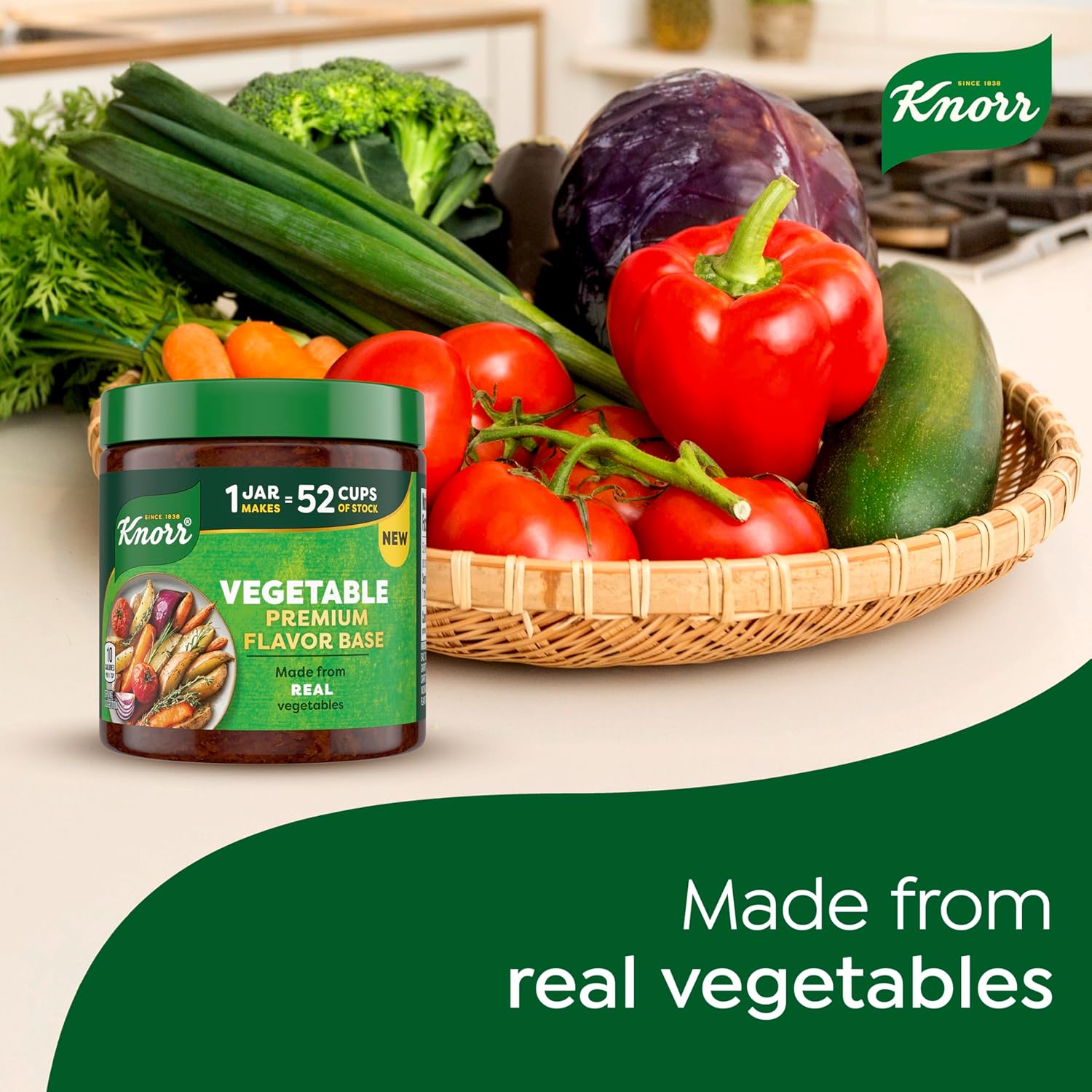 Knorr Premium Single-Jar Vegetable Base for Capsule Kitchens and Intentional Meal Building