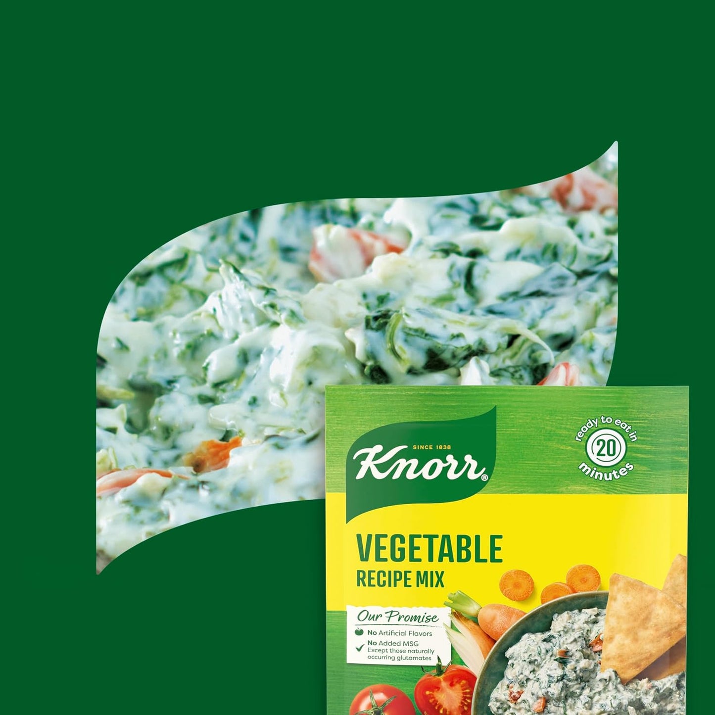 Knorr Vegetable Recipe Mix Real Vegetable Ingredients for Simple Nourishing Meals 1.4 oz