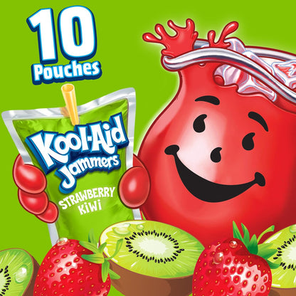 Kool-Aid Jammers Portable Kids Drink Box – Travel-Friendly Pouches for Camping, Beach Days, and Road Trips
