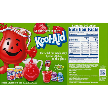 Kool-Aid Jammers Portable Kids Drink Box – Travel-Friendly Pouches for Camping, Beach Days, and Road Trips