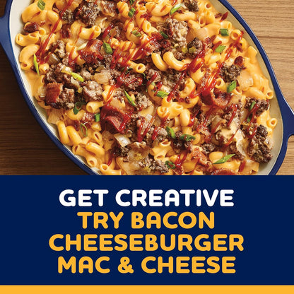Kraft Deluxe Mac & Cheese – Fast Solo Work-from-Home Lunch for Busy Professionals, 3 ct 14 oz Boxes