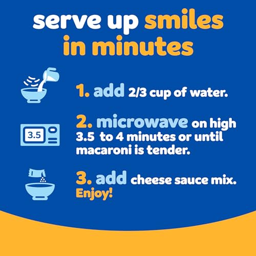 Kraft Easy Mac Original Single-Serve Packets – Guilt-Free Late Night Snack Without Dyes