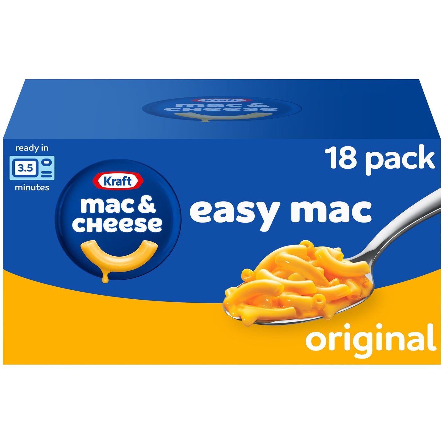 Kraft Easy Mac Original Single-Serve Packets – Guilt-Free Late Night Snack Without Dyes