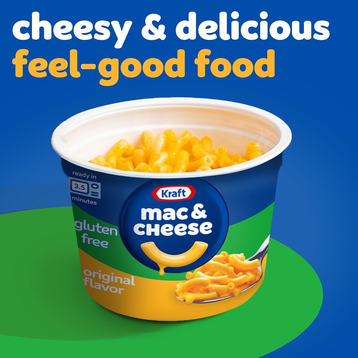 Kraft Gluten Free Mac & Cheese Cups – Intentional First-Apartment Pantry Staple, No Stove or Bowls Required