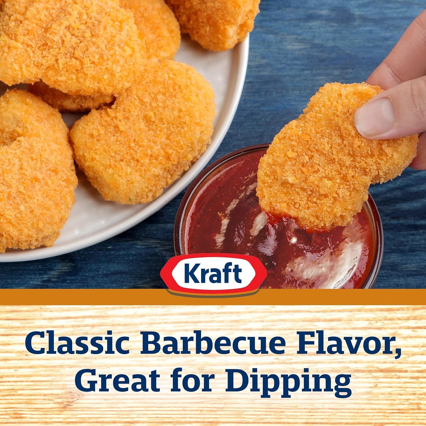 Kraft Honey BBQ Sauce 18 oz – Sweet, Mild Glaze the Whole Family Loves on Meatballs and Oven-Baked Chicken