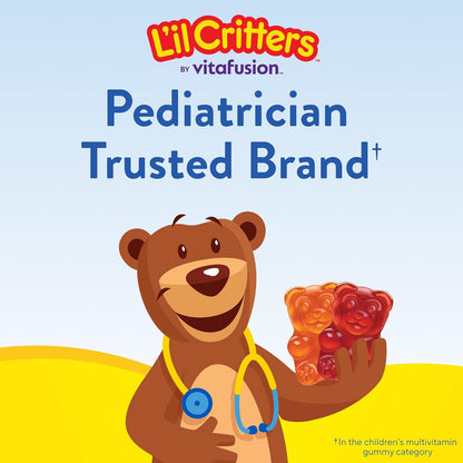 L'il Critters Gummy Vites – Pediatrician-Recommended Multivitamin for Kids Holistic Health, Dairy-Free