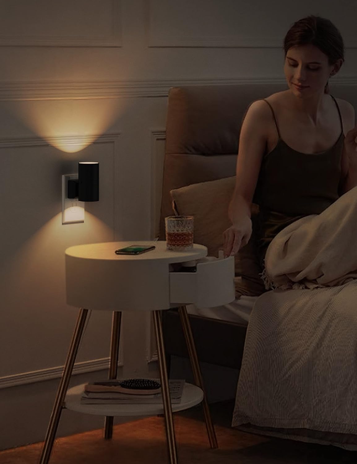 L LOHAS LED Night Light Plug in – Scandinavian Style Minimalist Nightlight for Hallway, Neutral Soft White 3000K