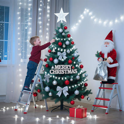 Lakumu 20FT Snowflake String Lights Battery Powered Smoke Free Pet Friendly Indoor Lighting for Mantel and Shelves