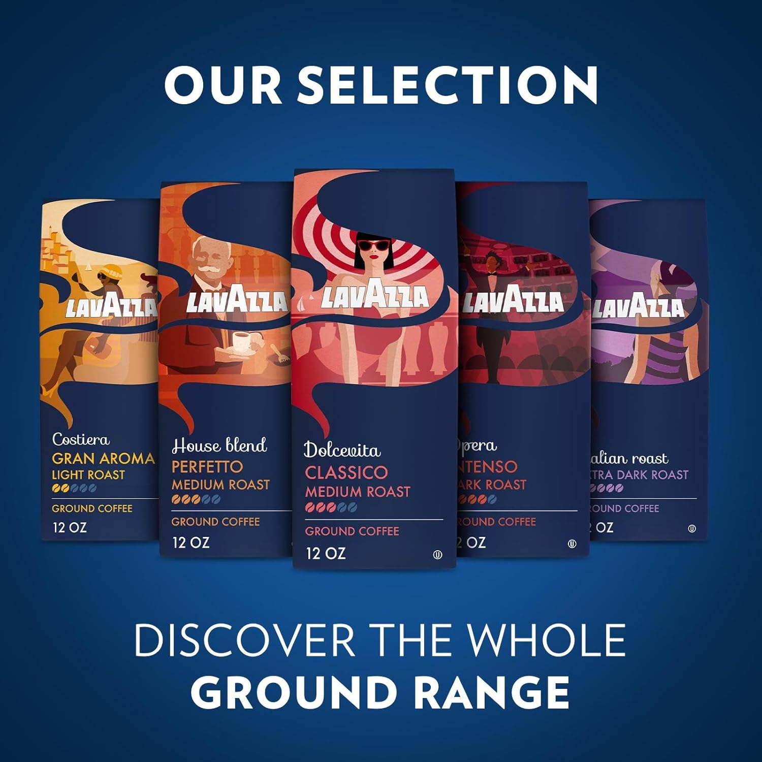 Lavazza Crema e Gusto 12oz — Extra Dark Pre-Ground Coffee for a Fast, No-Fuss Break Room Pick-Me-Up