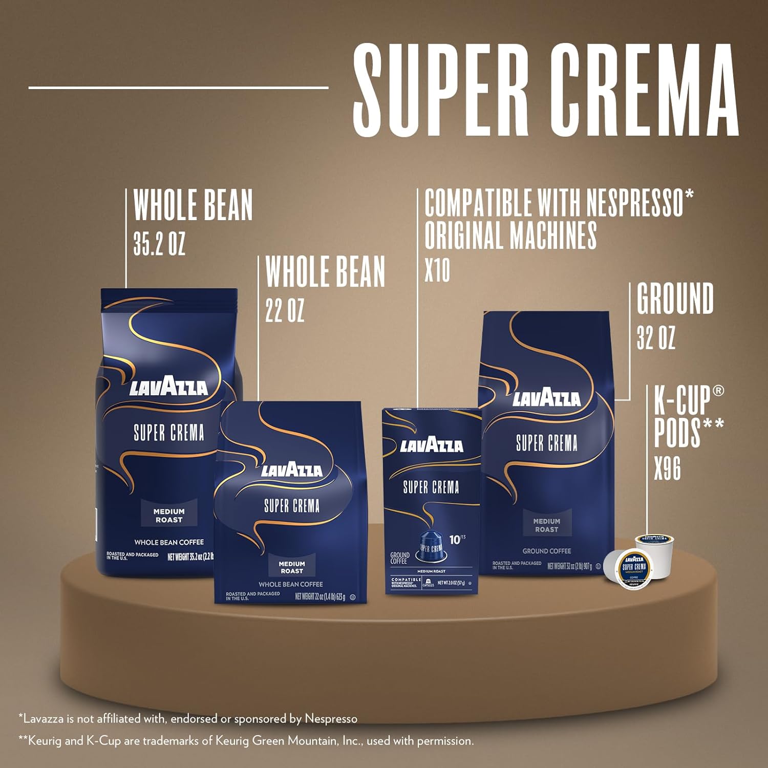 Lavazza Super Crema Aluminum Coffee Capsules – Heritage Italian Blend for the Connoisseur's Espresso Drawer