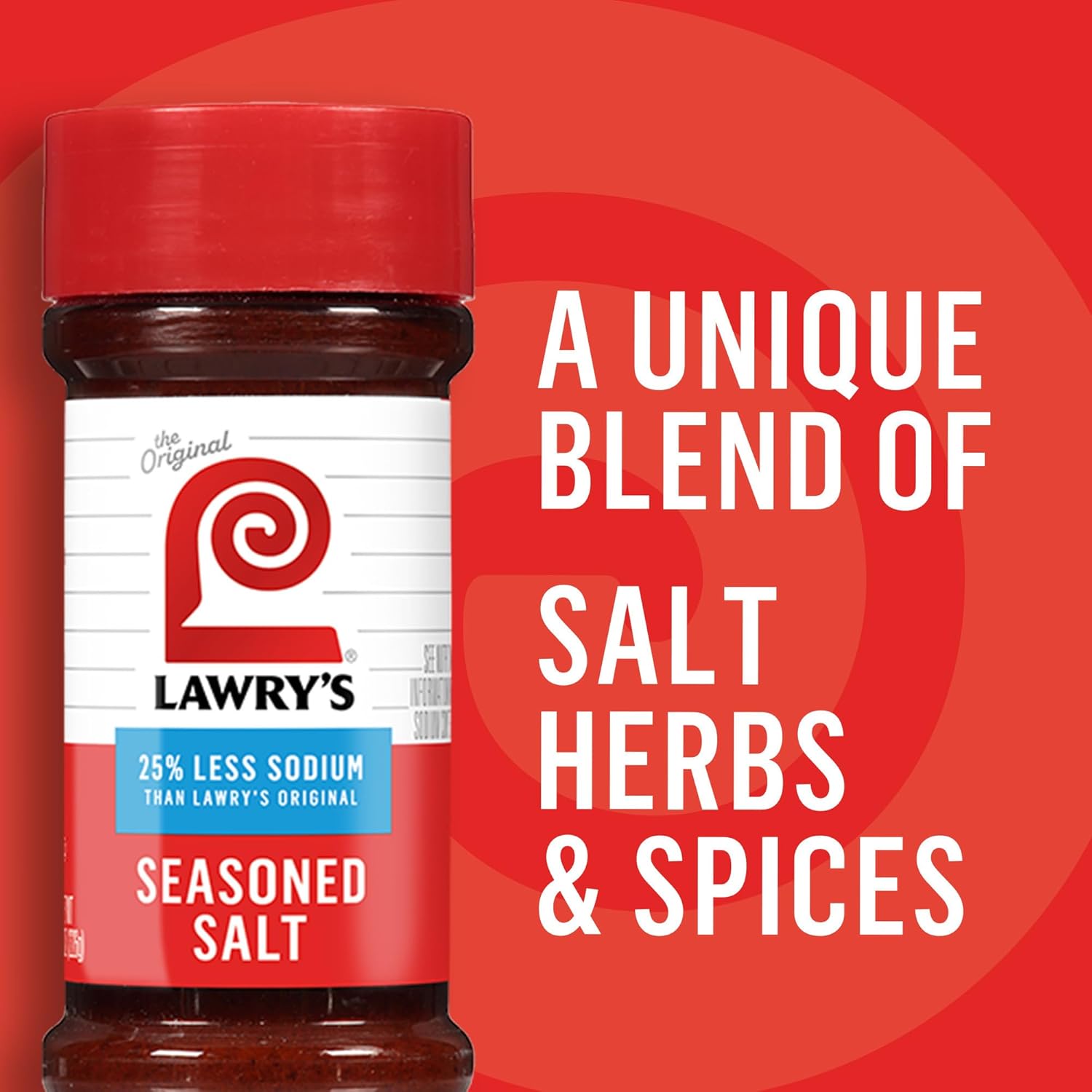 Lawry's 25% Less Sodium Seasoned Salt – Pantry Shortcut for Quick Lunchbox and Dinner Seasoning