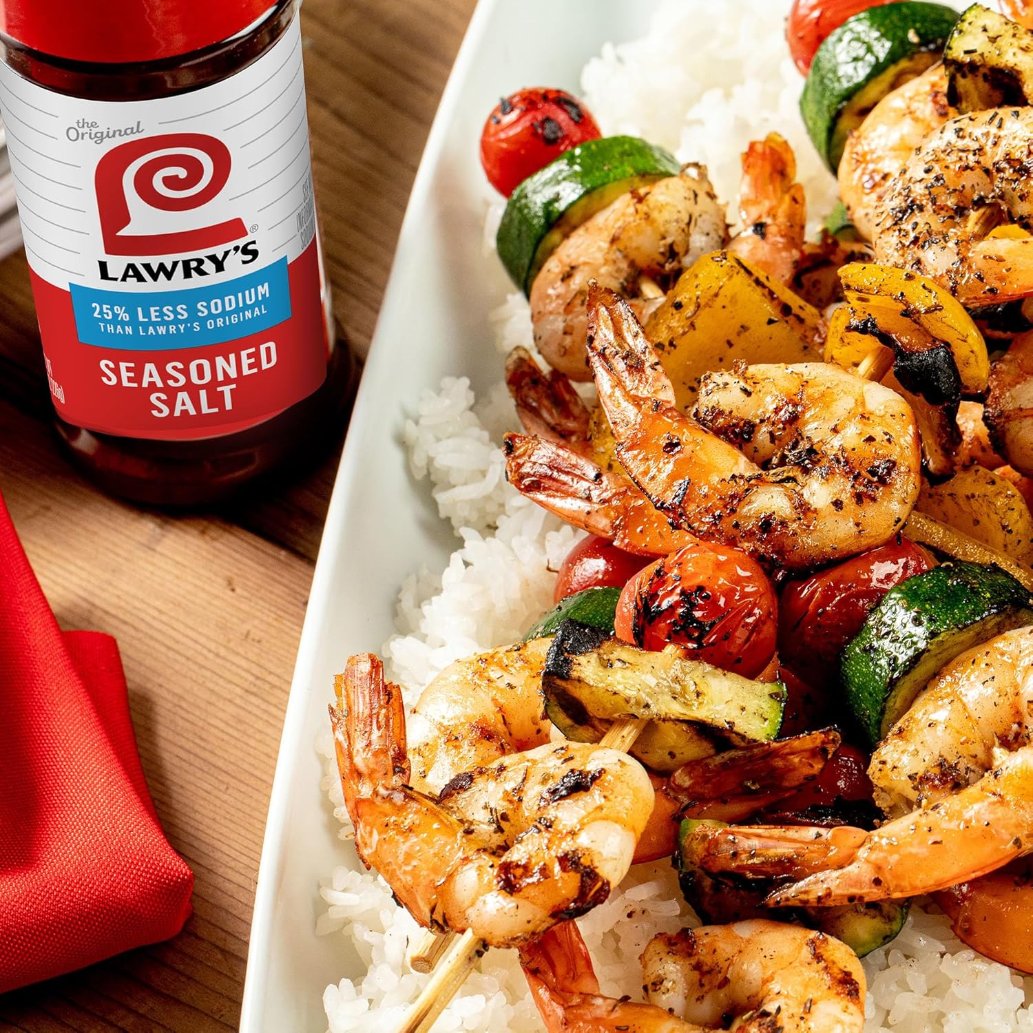 Lawry's 25% Less Sodium Seasoned Salt – Pantry Shortcut for Quick Lunchbox and Dinner Seasoning