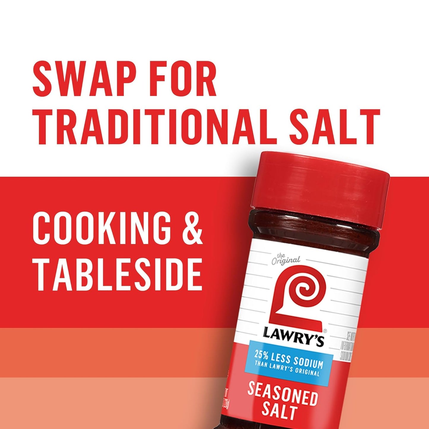 Lawry's 25% Less Sodium Seasoned Salt – Pantry Shortcut for Quick Lunchbox and Dinner Seasoning