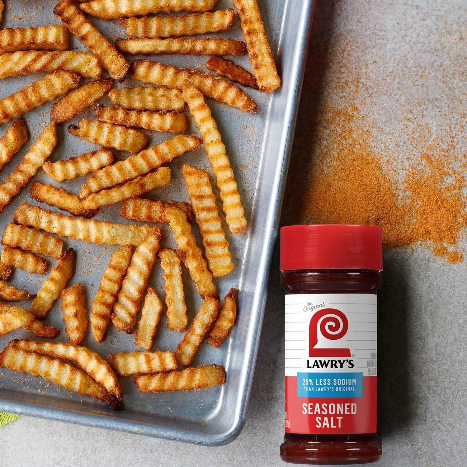 Lawry's 25% Less Sodium Seasoned Salt – Pantry Shortcut for Quick Lunchbox and Dinner Seasoning