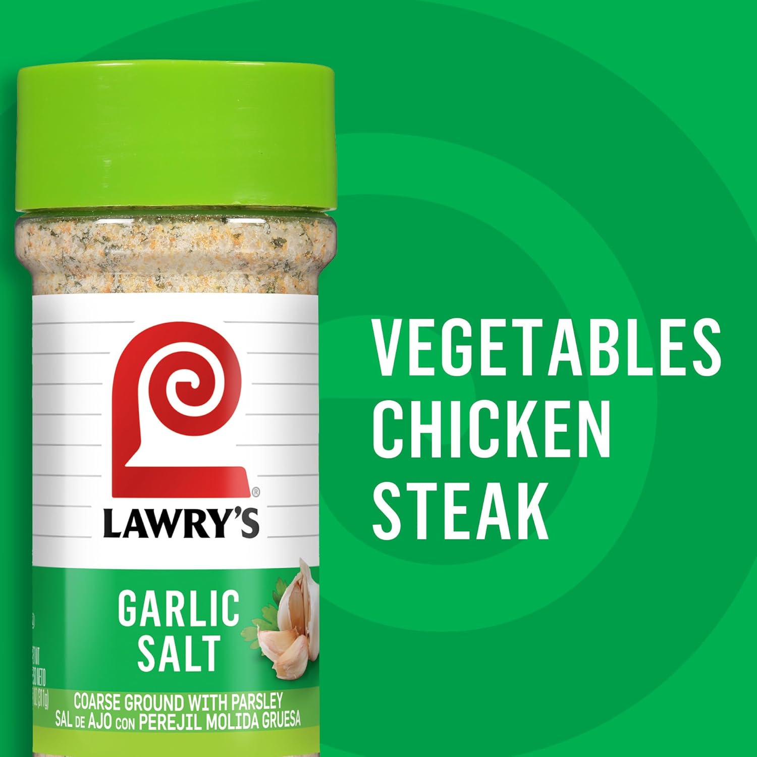 Lawry's Garlic Salt – Father's Day Pantry Upgrade for the Backyard Grill Master, 11 oz