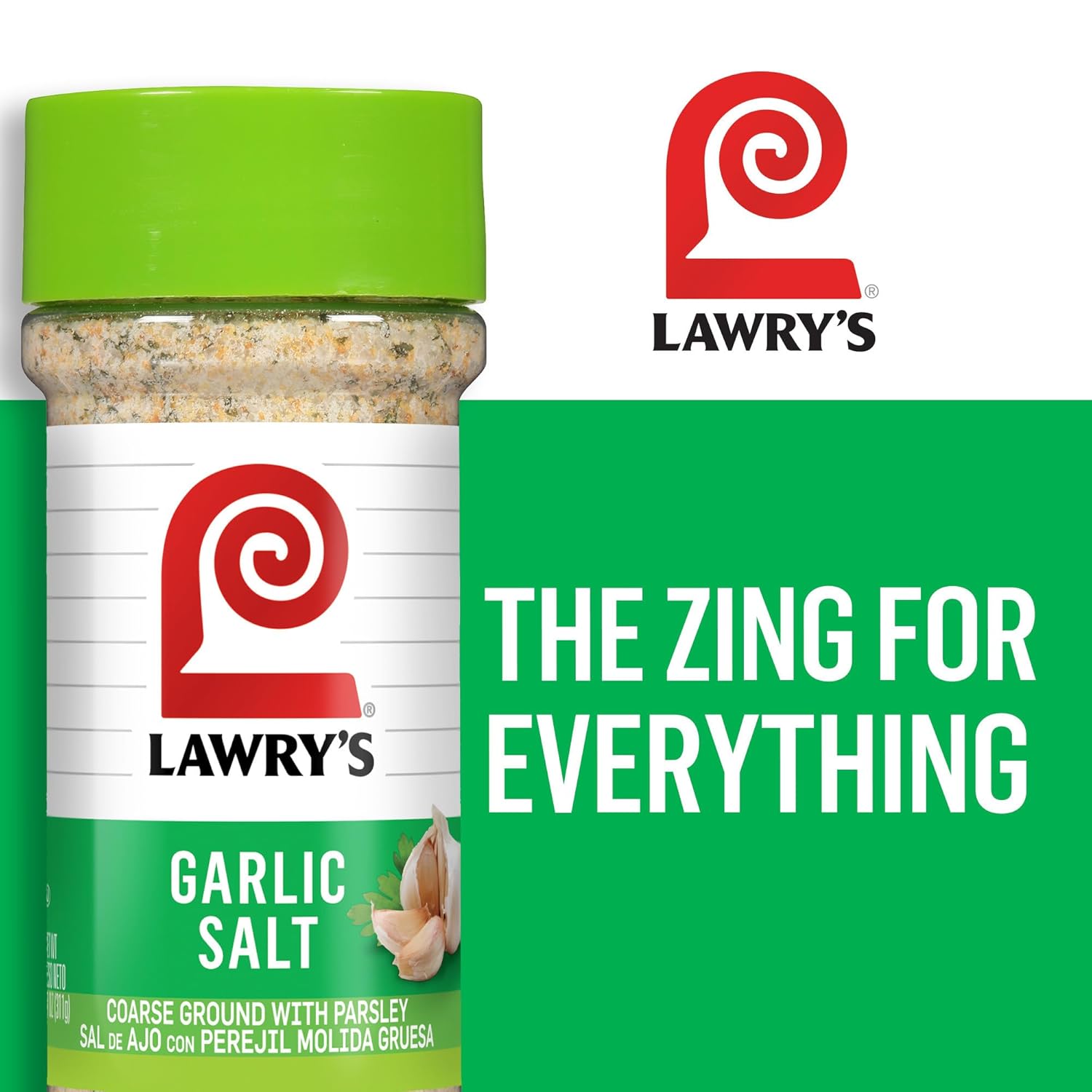 Lawry's Garlic Salt – Father's Day Pantry Upgrade for the Backyard Grill Master, 11 oz