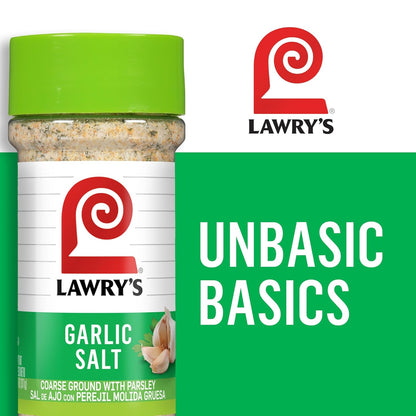 Lawry's Garlic Salt – Father's Day Pantry Upgrade for the Backyard Grill Master, 11 oz