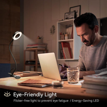 LED Reading Lamp for Students – Adjustable Brightness Homework Light for Bedrooms and Desks