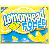 Lemonhead Ropes Soft Chewy Lemon Candy – Backpack Snack for School Kids, 9 oz Bag