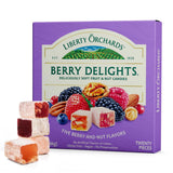 Liberty Orchards Berry Delights – Post-Workout Sweet Bite Without the Sugar Crash, Berry Walnut Lokum 10 Oz