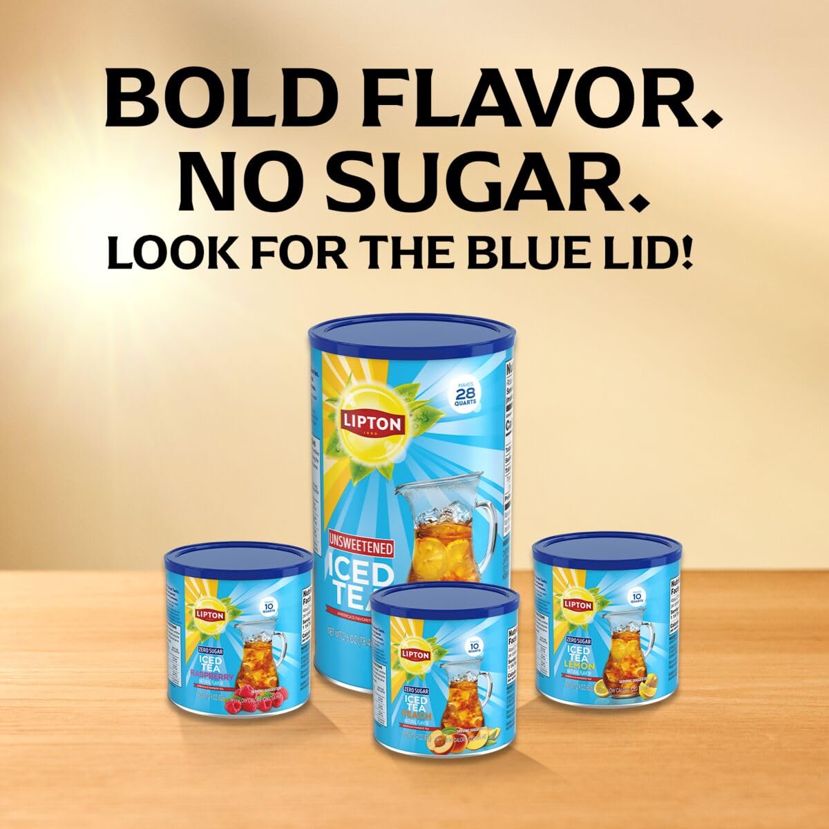 Lipton Zero Sugar Peach Tea Mix – Crowd-Pleasing Pitcher Drink for Tailgates and Cookouts