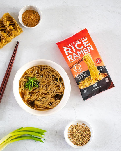 Lotus Foods Organic Gluten-Free Ramen – No-Microwave Office Meal for High-Output Professionals and Quick Fueling