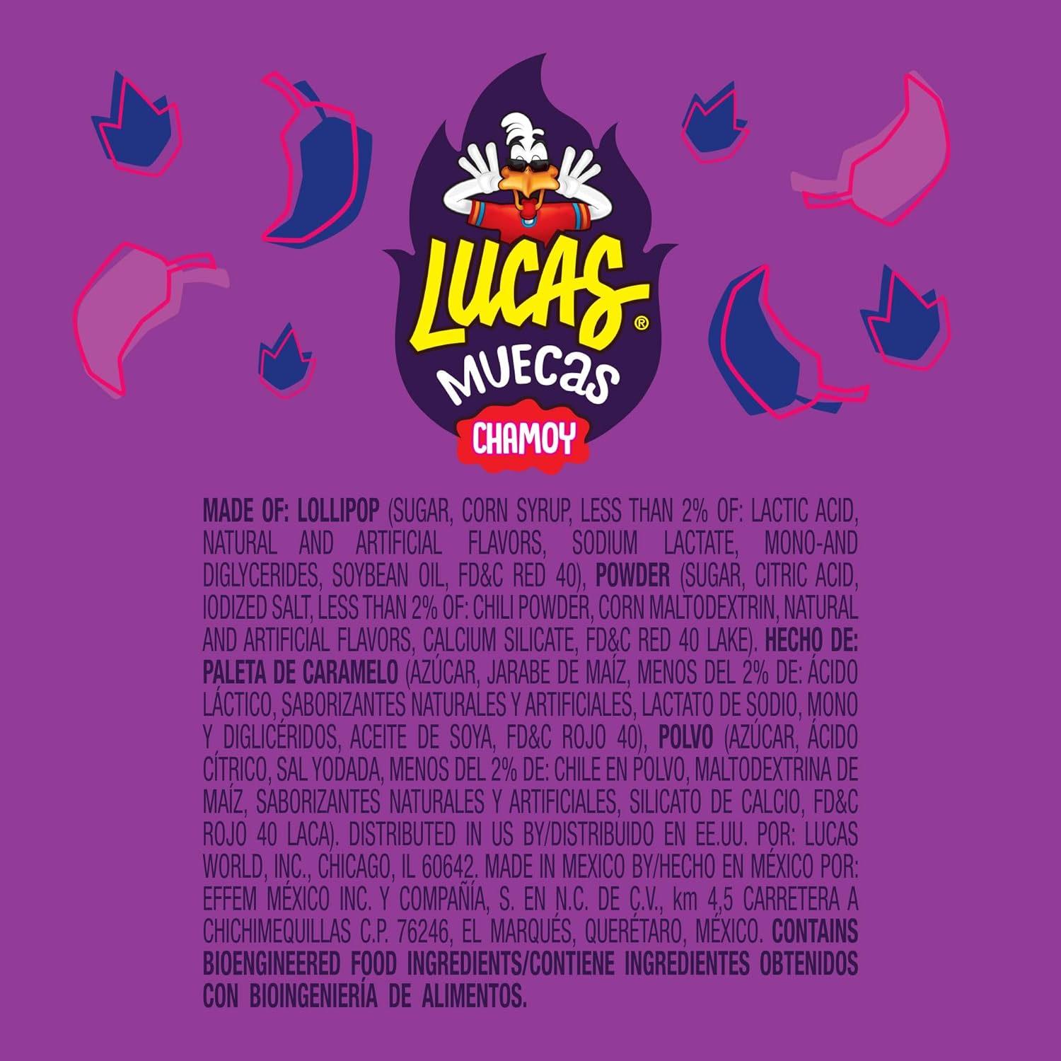 Lucas Muecas Chamoy Lollipops – Kid-Friendly Sweet and Spicy Candy for Family Gatherings and Fiesta Celebrations, 10 Count