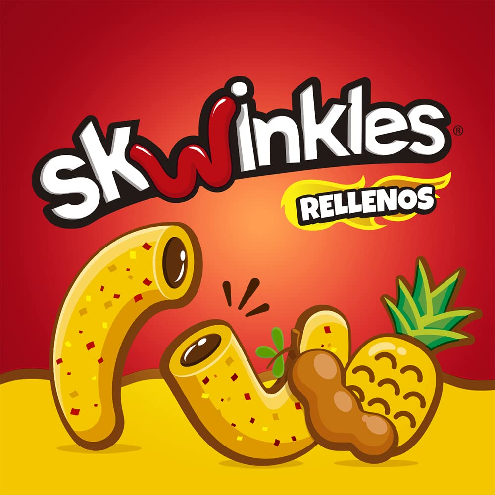 Lucas Skwinkles Tamarind Filled Straws – Novelty Mexican Candy Gift for Adventurous Foodies and Spicy Snack Lovers