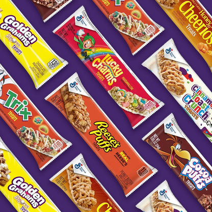 Lucky Charms Breakfast Bars – Pantry-Stocked Snack for Quick Office Breaks and Busy Workdays, 16 ct Value Pack