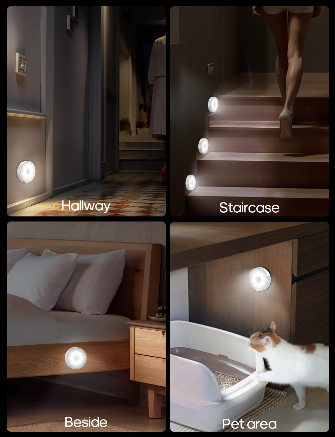 LumaGlow Rechargeable Motion Light – Less Is More Cabinet Illumination for Tiny Homes, Studios, and Van Life Builds