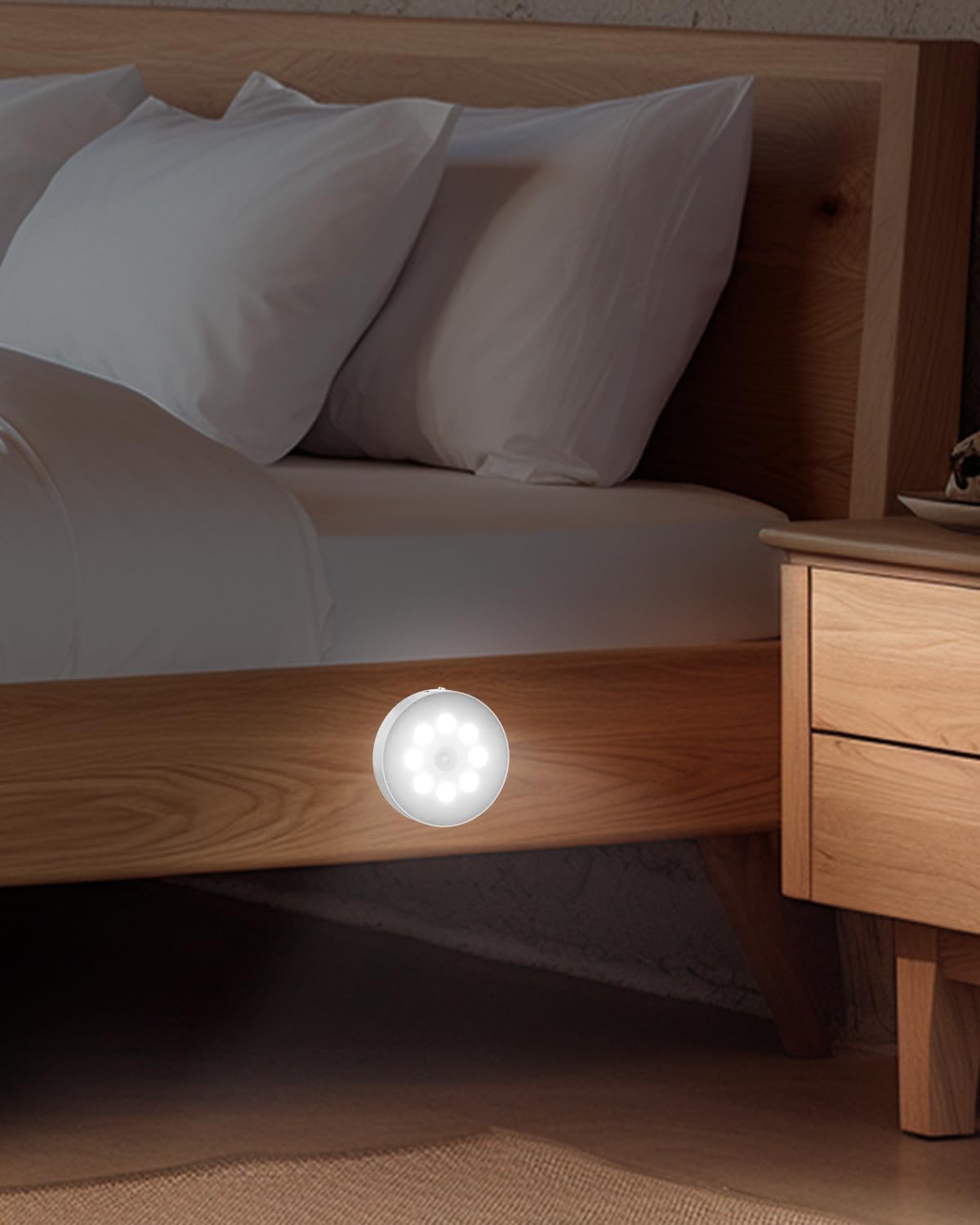 LumaGlow Rechargeable Motion Light – Less Is More Cabinet Illumination for Tiny Homes, Studios, and Van Life Builds