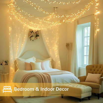 Lumify Twinkle Fairy Lights 200 LED Clear Wire – Cozy Holiday Gift for Friends, Coworkers, and Newlyweds