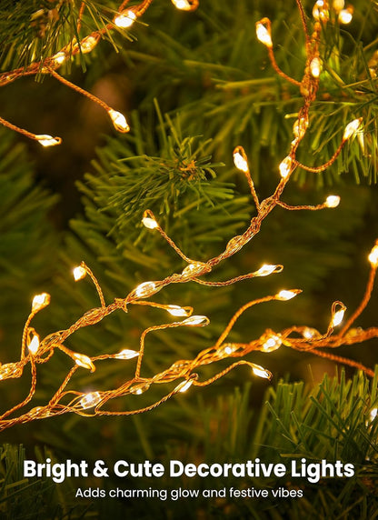 Lumoonos 388LED Copper Wire Lights – Portable Fairy Lights for Camping and Backyard Gatherings