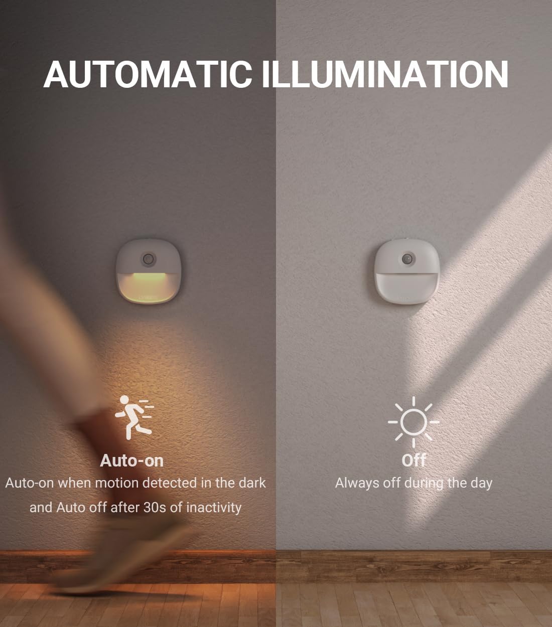 Lyridz Dimmable Battery Nightlight – Ambient Mood Lighting for Pantries, Closets, and Under-Cabinets, No Visible Hardware