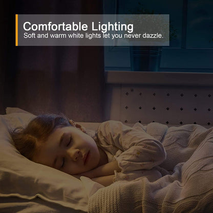 Lyridz Motion Activated Stick On Night Light for Small Apartments, Tool Free Wireless LED That Disappears Into Neutral Decor