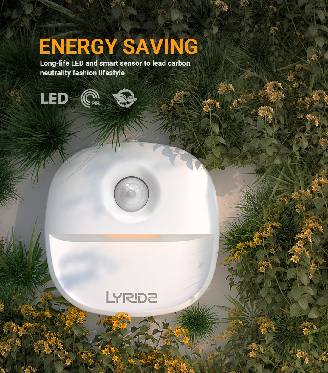 Lyridz Motion Night Light – Gentle Guide Light for Restful Sleep Environment and Morning Transitions