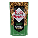 Dot's Pretzels Parmesan Garlic Twists – Pantry Snack for Kids' Lunchboxes, Road Trips, and Family Movie Nights, 16oz Resealable Bag