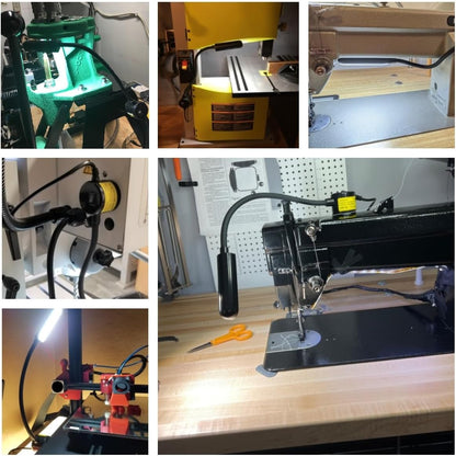 POWKER Magnetic Mount LED Lamp – Gift-Ready Workshop Light for Musicians and Music Students