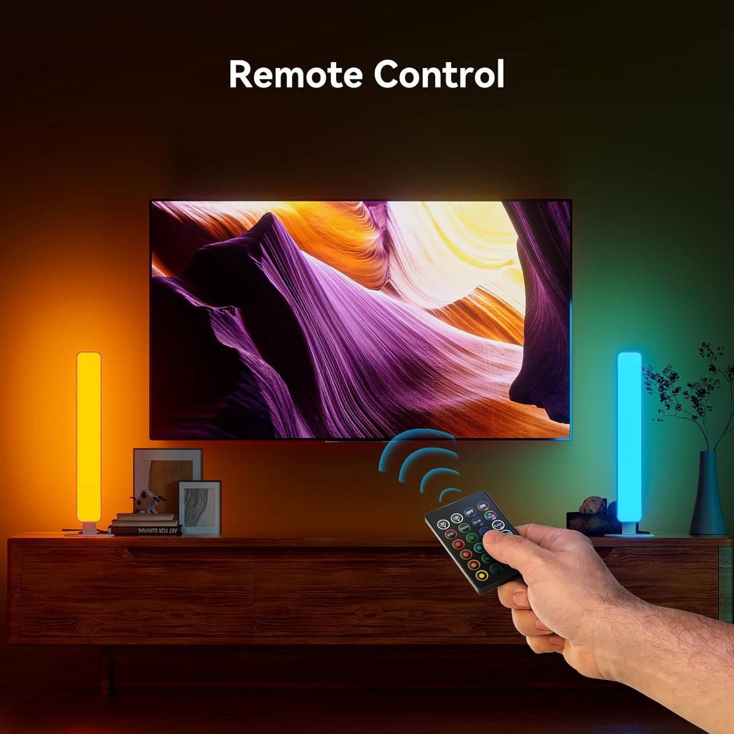 RGB Light Bar for Teen Bedroom Decor – USB Powered Ambient Lamp with Remote Control for Easy Use