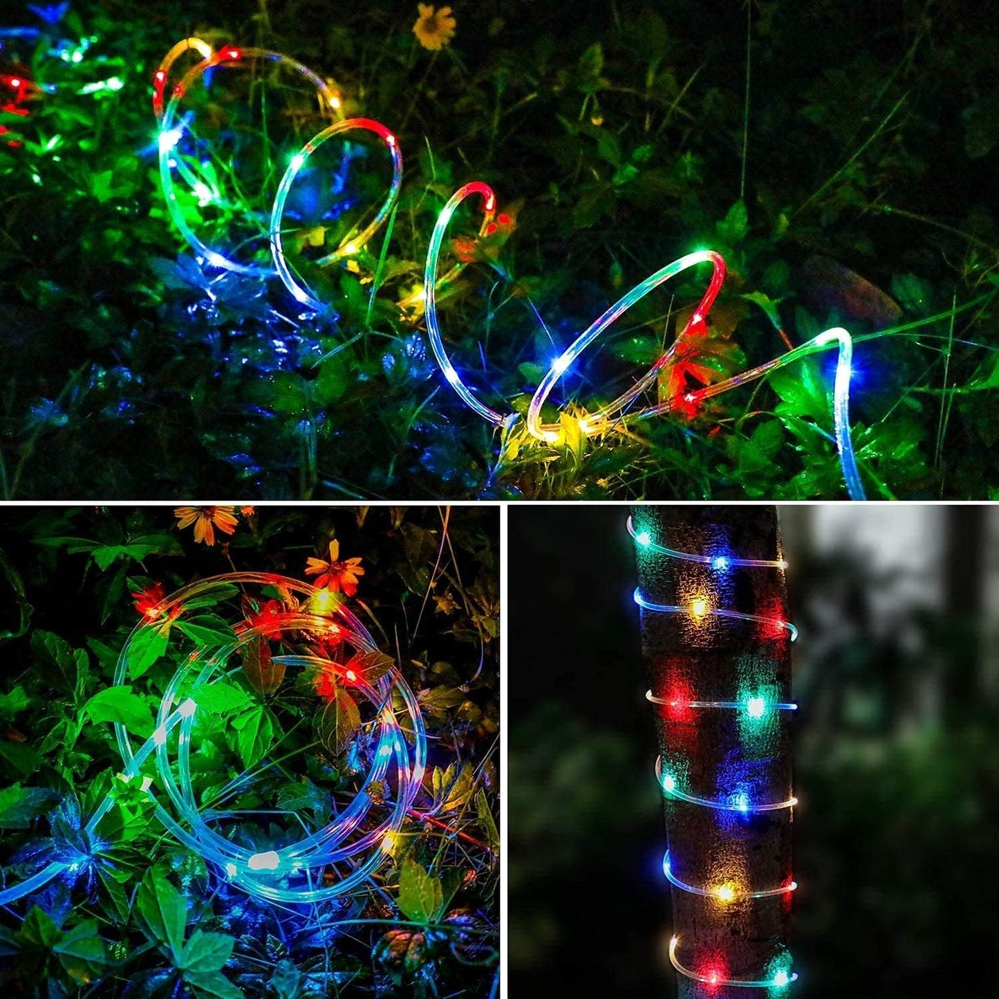 Safe Battery Tube Lights 40Ft IP44 Waterproof for Playhouse Bunk Bed and Family Movie Night Glow