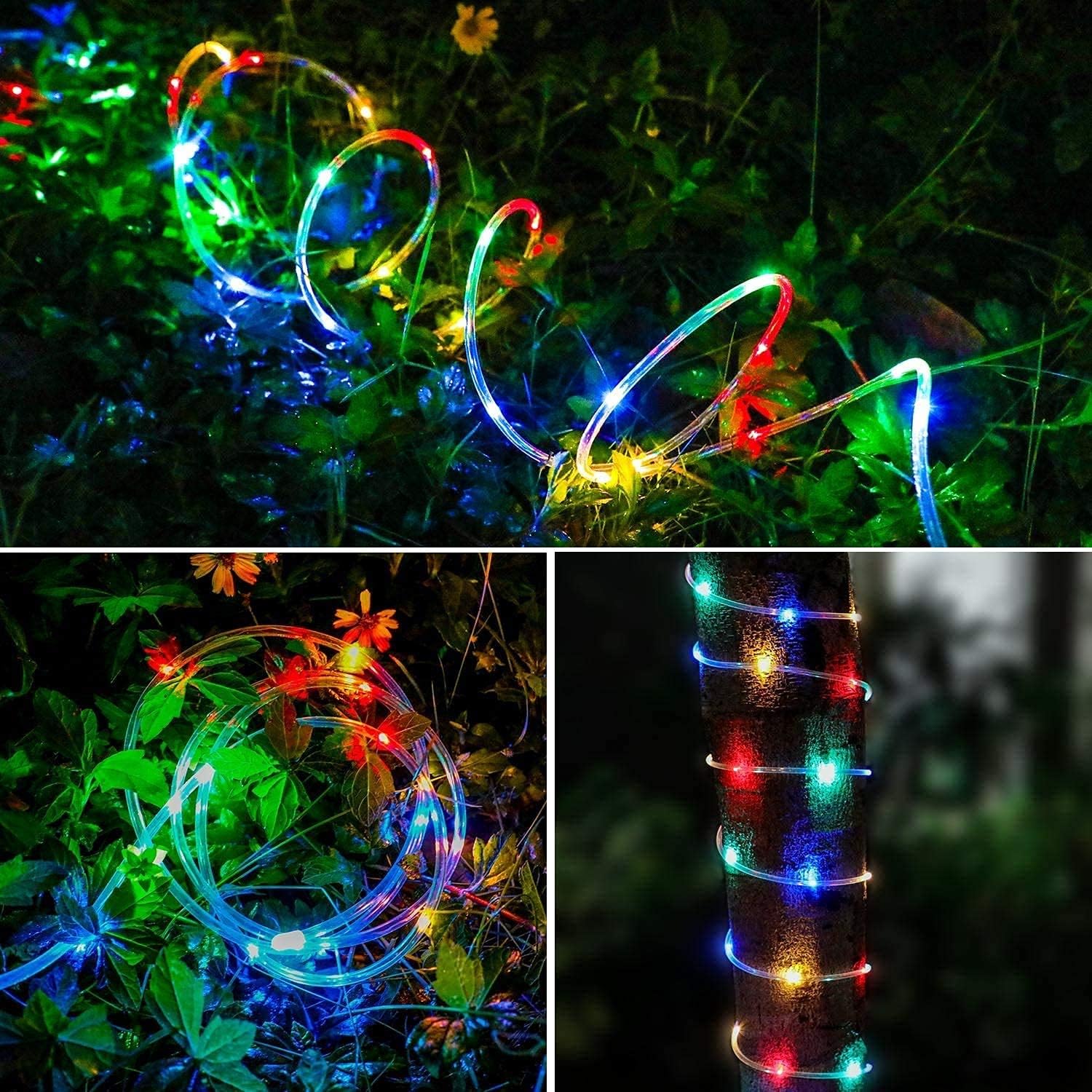 Safe Battery Tube Lights 40Ft IP44 Waterproof for Playhouse Bunk Bed and Family Movie Night Glow