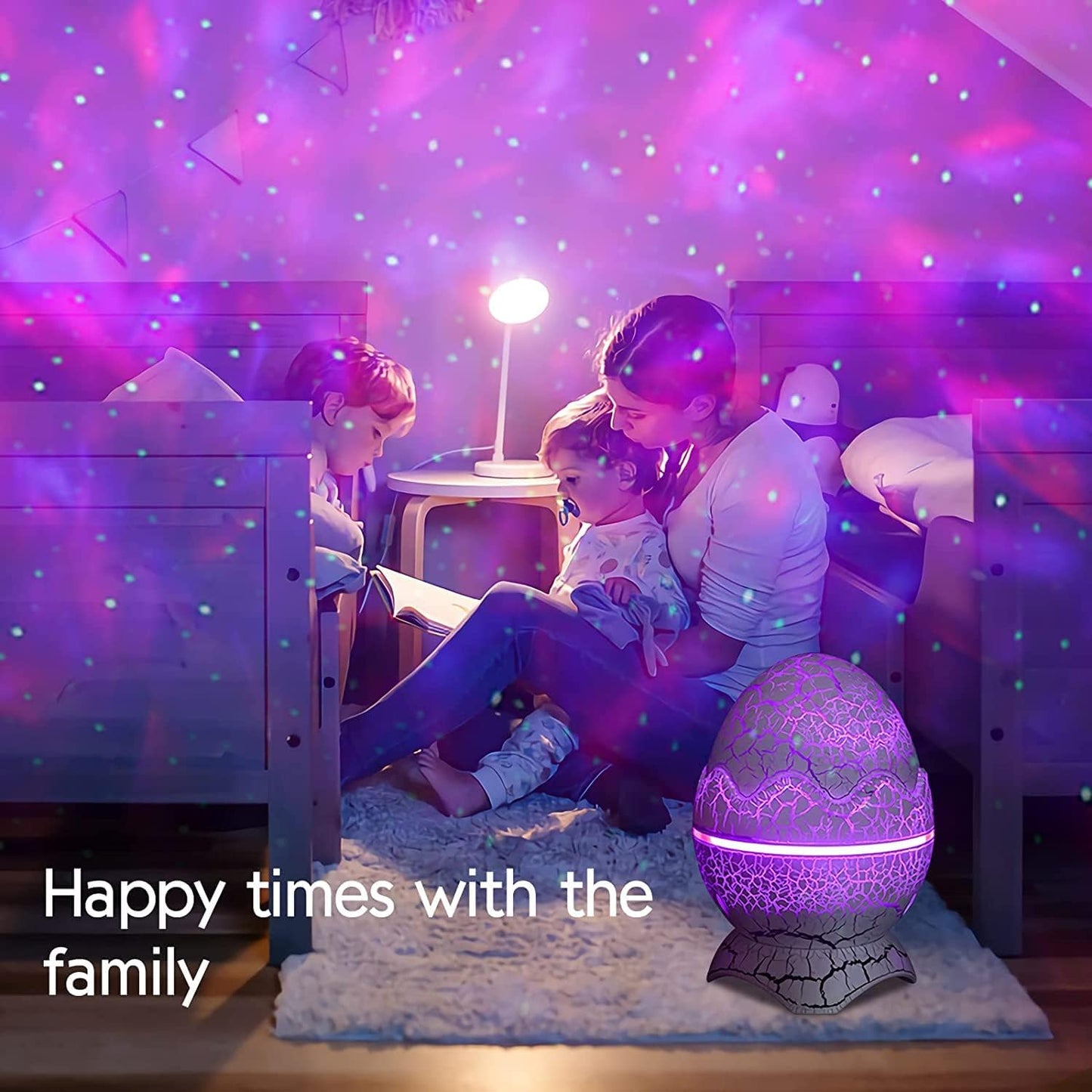 Starlux Galaxy Night Light Projector – Christmas Gift for Kids and Teens, Star Ceiling Light with Music
