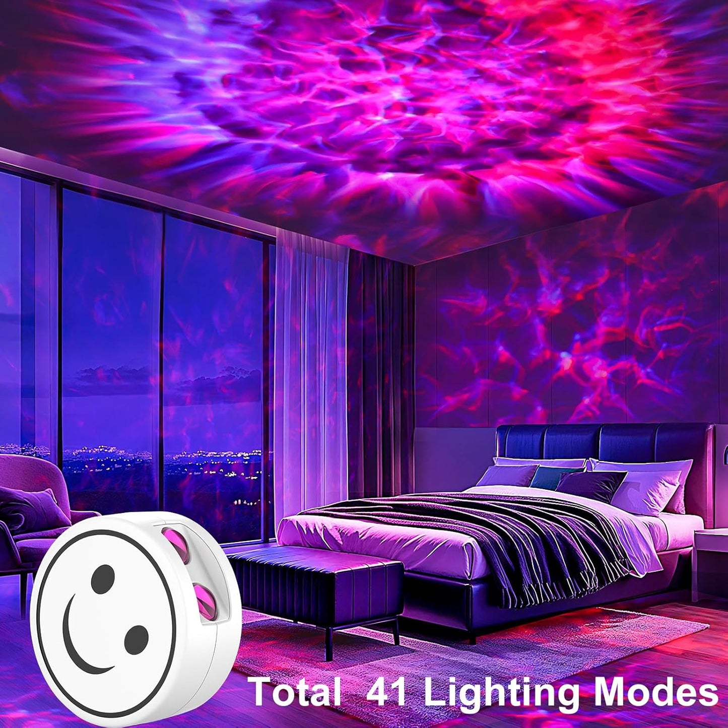 StarryGlow Galaxy Light Projector for Bedroom – Statement Home Decor Piece for Ceiling, Wall, and Floor Ambiance