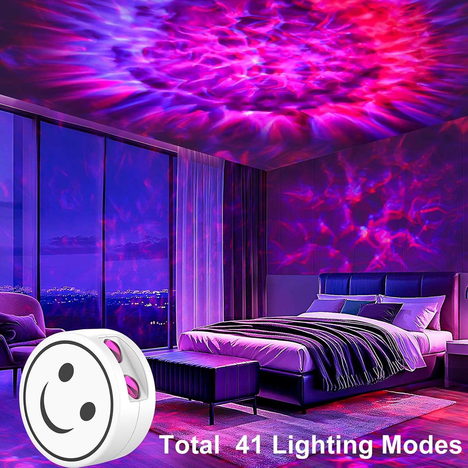 StarryGlow Galaxy Light Projector for Bedroom – Statement Home Decor Piece for Ceiling, Wall, and Floor Ambiance